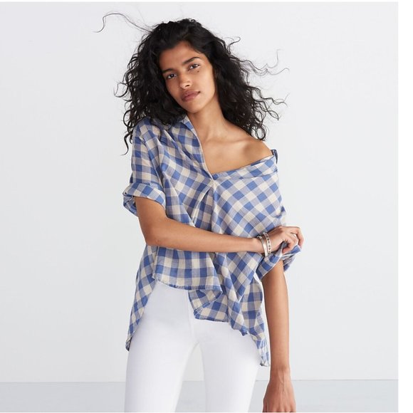 Courier Button-Back Shirt in Buffalo Check - XS - Picture 1 of 4